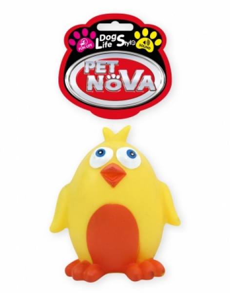 DOG LIFE STYLE Märchenhuhn 10cm, gelb